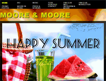 Tablet Screenshot of mooreandmooreonline.com